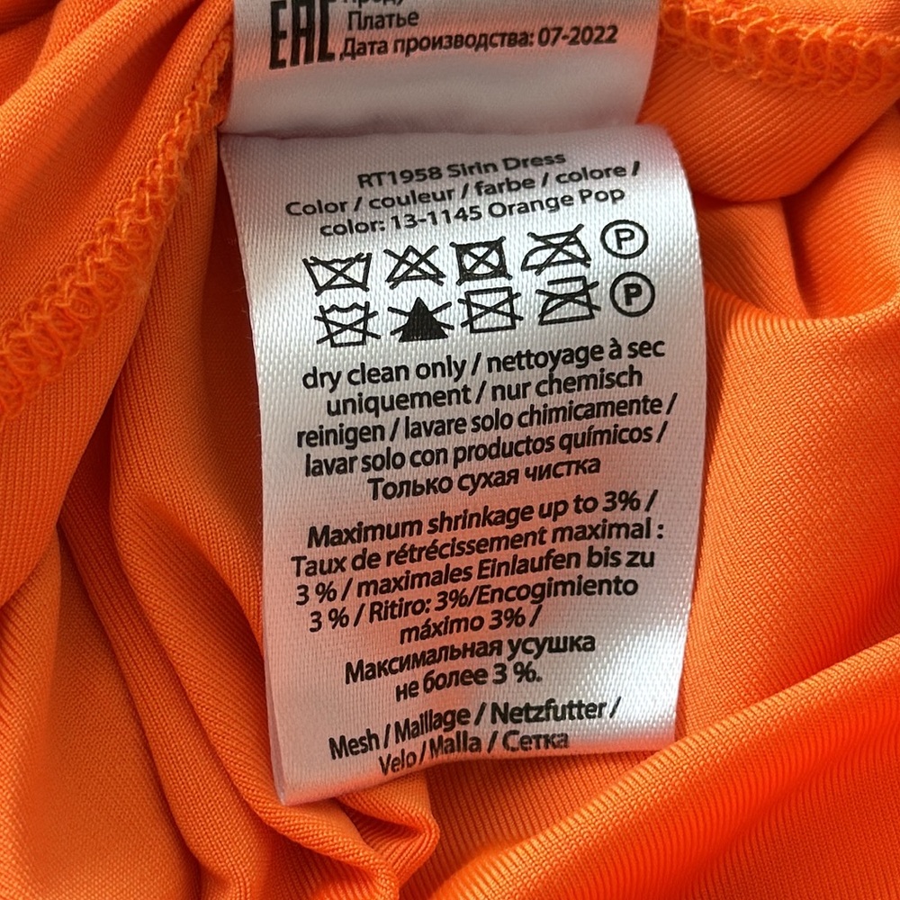 Rotate orange sequin dress - Picture 12 of 15